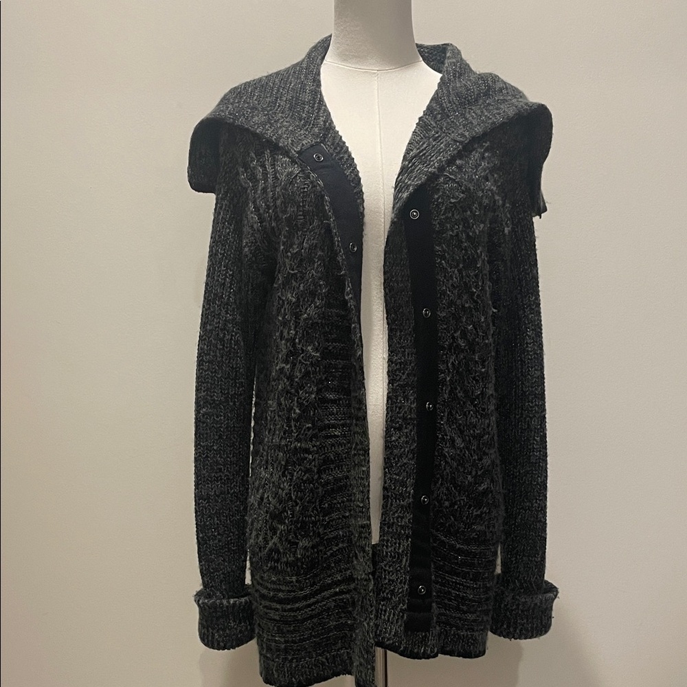 Simply Vera Vera Wang Gray Cardigan